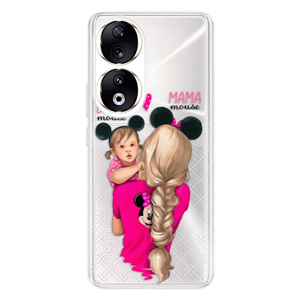 Odolné silikonové pouzdro iSaprio - Mama Mouse Blond and Girl - Honor 90 5G
