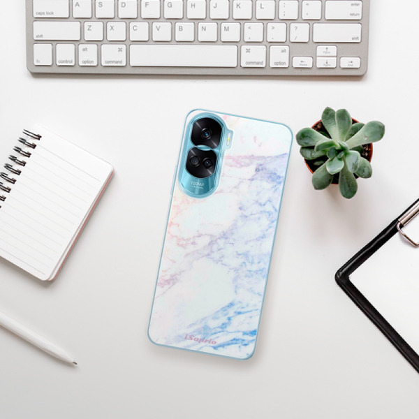 Silikonové pouzdro iSaprio - Honor 90 Lite 5G - Raibow Marble 10