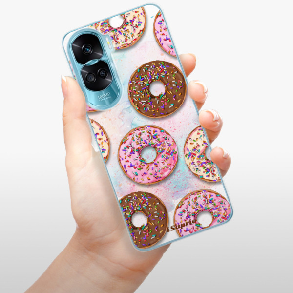 Silikonové pouzdro iSaprio - Honor 90 Lite 5G - Donuts 11