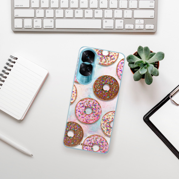 Silikonové pouzdro iSaprio - Honor 90 Lite 5G - Donuts 11