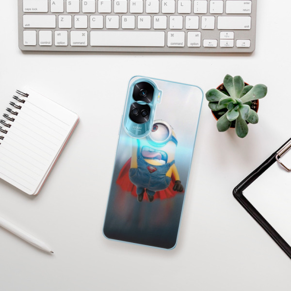 Silikonové pouzdro iSaprio - Honor 90 Lite 5G - Mimons Superman 02