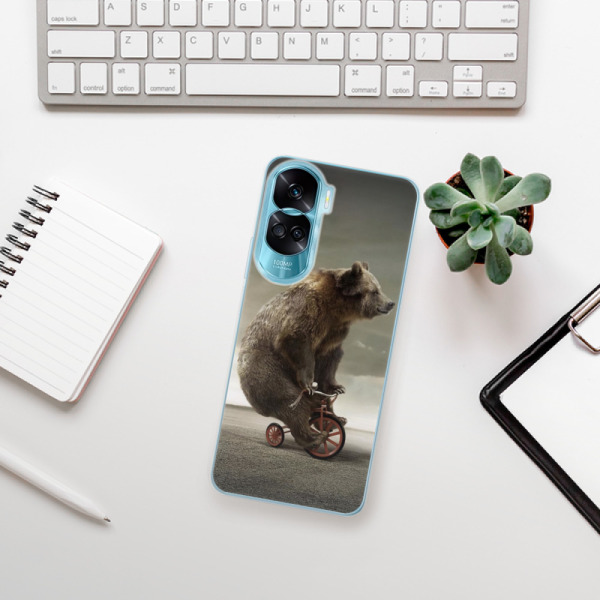 Silikonové pouzdro iSaprio - Honor 90 Lite 5G - Bear 01