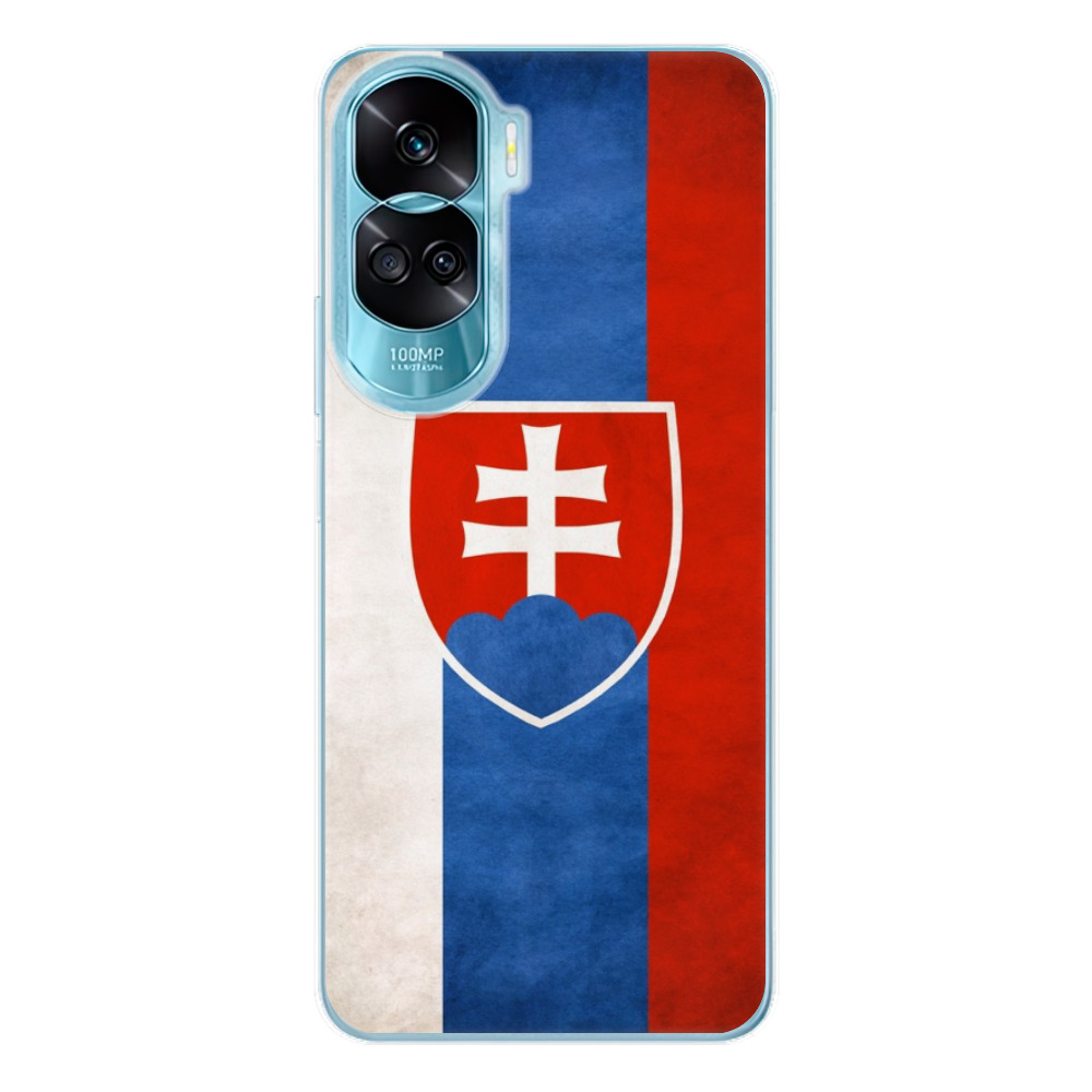 Odolné silikonové pouzdro iSaprio - Slovakia Flag - Honor 90 Lite 5G