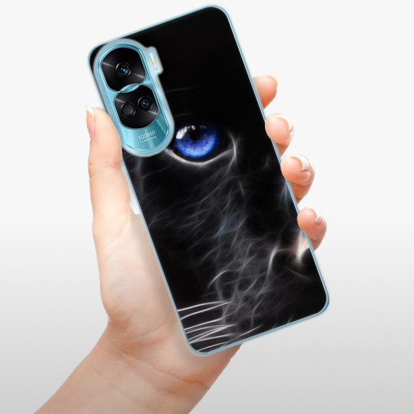 Silikonové pouzdro iSaprio - Honor 90 Lite 5G - Black Puma