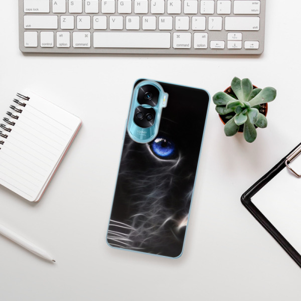 Silikonové pouzdro iSaprio - Honor 90 Lite 5G - Black Puma