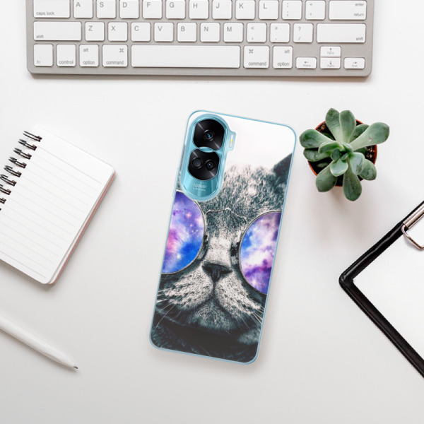Silikonové pouzdro iSaprio - Honor 90 Lite 5G - Galaxy Cat