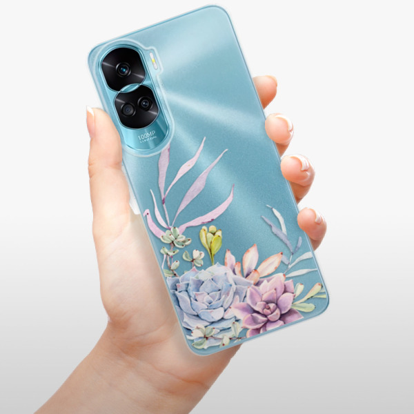 Silikonové pouzdro iSaprio - Honor 90 Lite 5G - Succulent 01