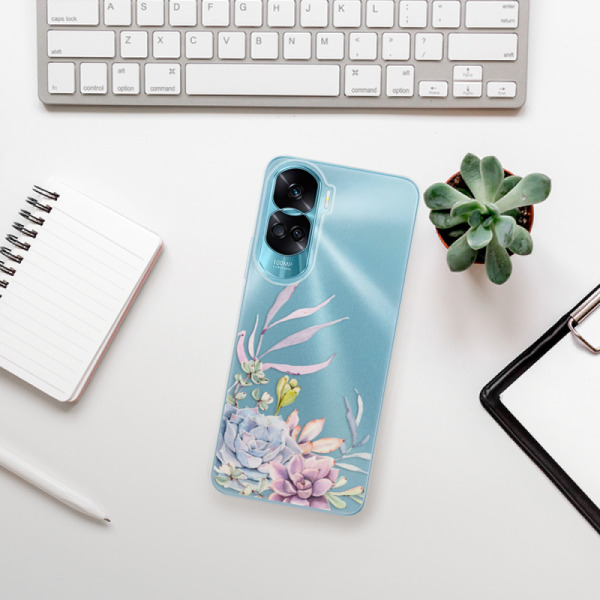 Silikonové pouzdro iSaprio - Honor 90 Lite 5G - Succulent 01