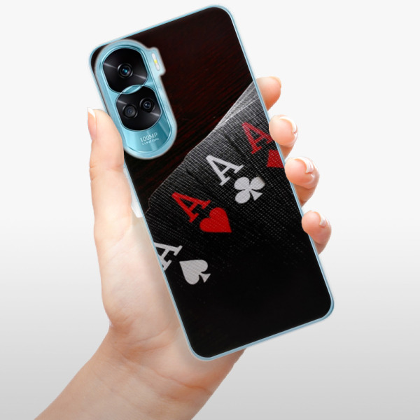 Silikonové pouzdro iSaprio - Honor 90 Lite 5G - Poker