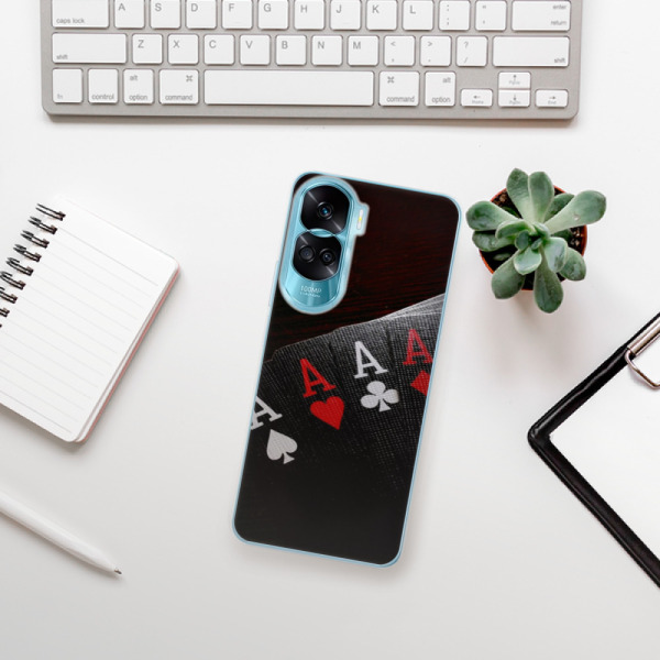 Silikonové pouzdro iSaprio - Honor 90 Lite 5G - Poker