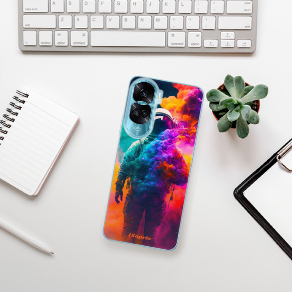 Silikonové pouzdro iSaprio - Honor 90 Lite 5G - Astronaut in Colors