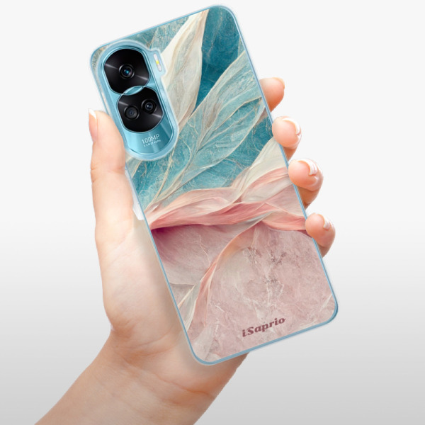 Silikonové pouzdro iSaprio - Honor 90 Lite 5G - Pink and Blue