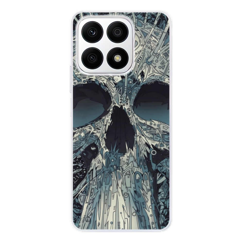 Odolné silikonové pouzdro iSaprio - Abstract Skull - Honor X8a