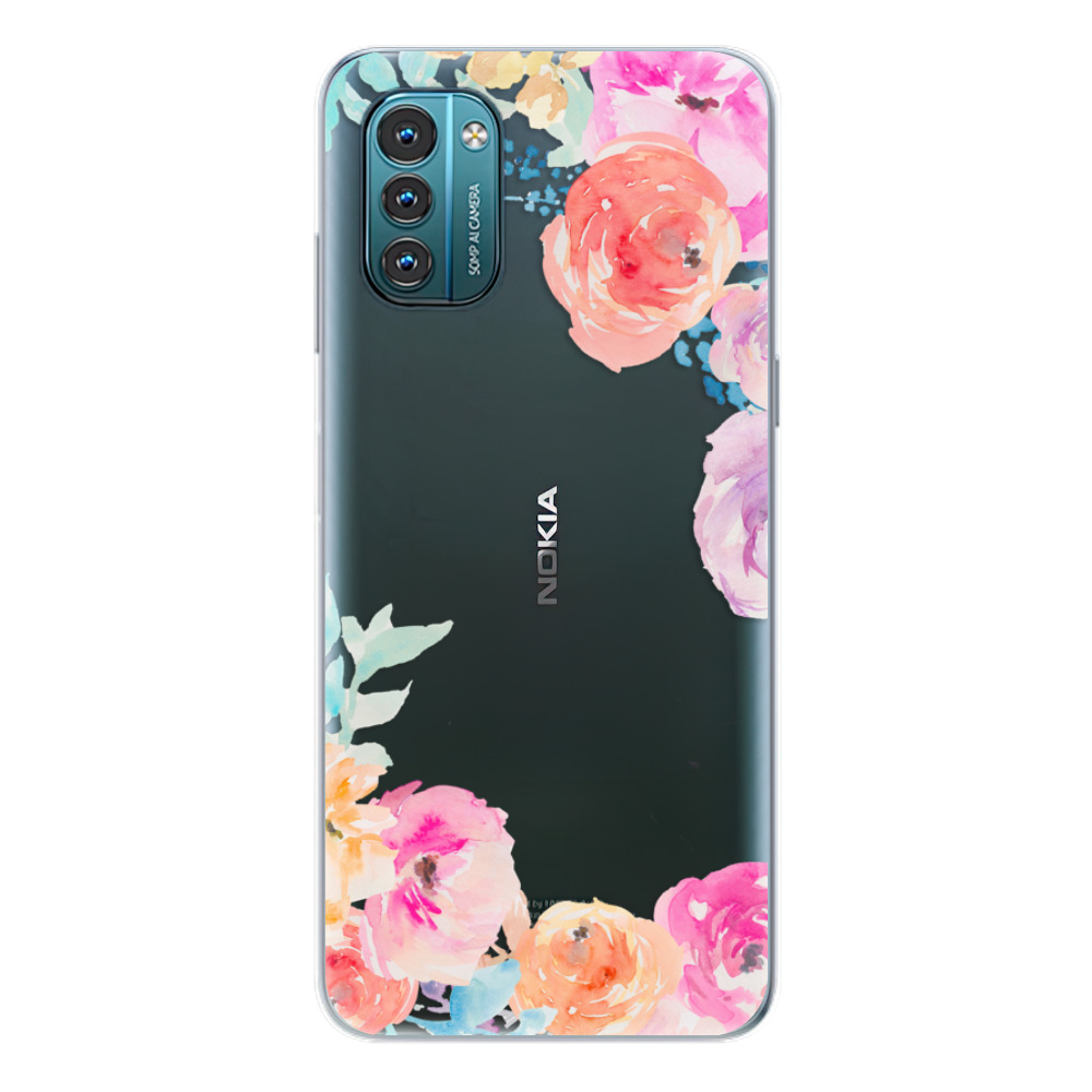 Odolné silikonové pouzdro iSaprio - Flower Brush - Nokia G11 / G21
