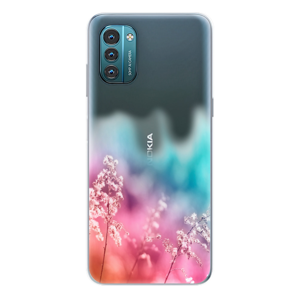 Odolné silikonové pouzdro iSaprio - Rainbow Grass - Nokia G11 / G21
