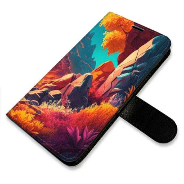 Flip pouzdro iSaprio - Samsung Galaxy A14 / A14 5G - Colorful Mountains - kapsičky na karty