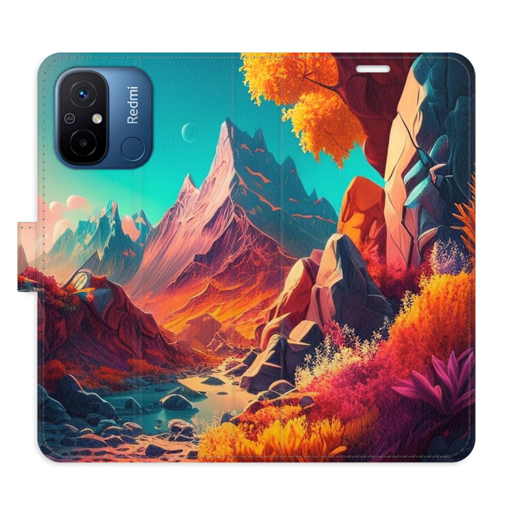 Flipové pouzdro iSaprio - Colorful Mountains - Xiaomi Redmi 12C