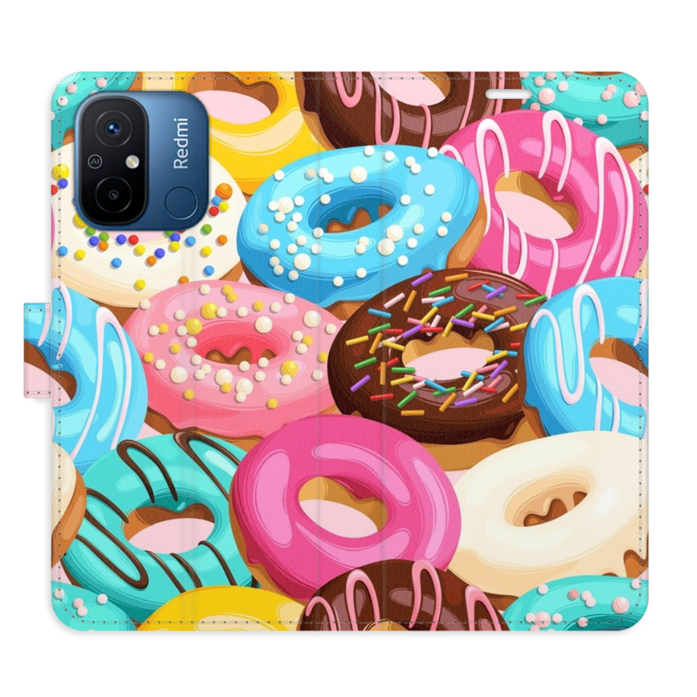 Flipové pouzdro iSaprio - Donuts Pattern 02 - Xiaomi Redmi 12C