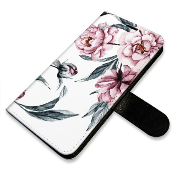 Flip pouzdro iSaprio - Xiaomi Redmi 12C - Pink Flowers - kapsičky na karty