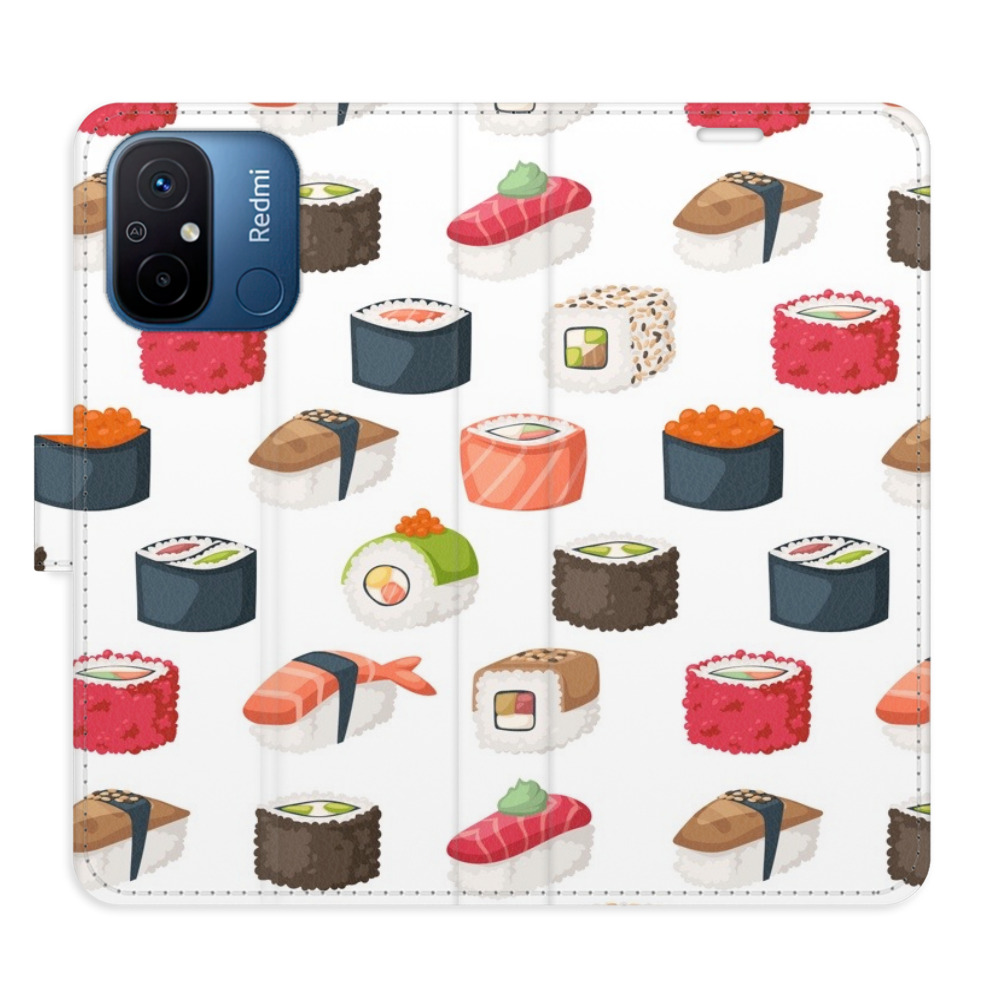 Flipové pouzdro iSaprio - Sushi Pattern 02 - Xiaomi Redmi 12C