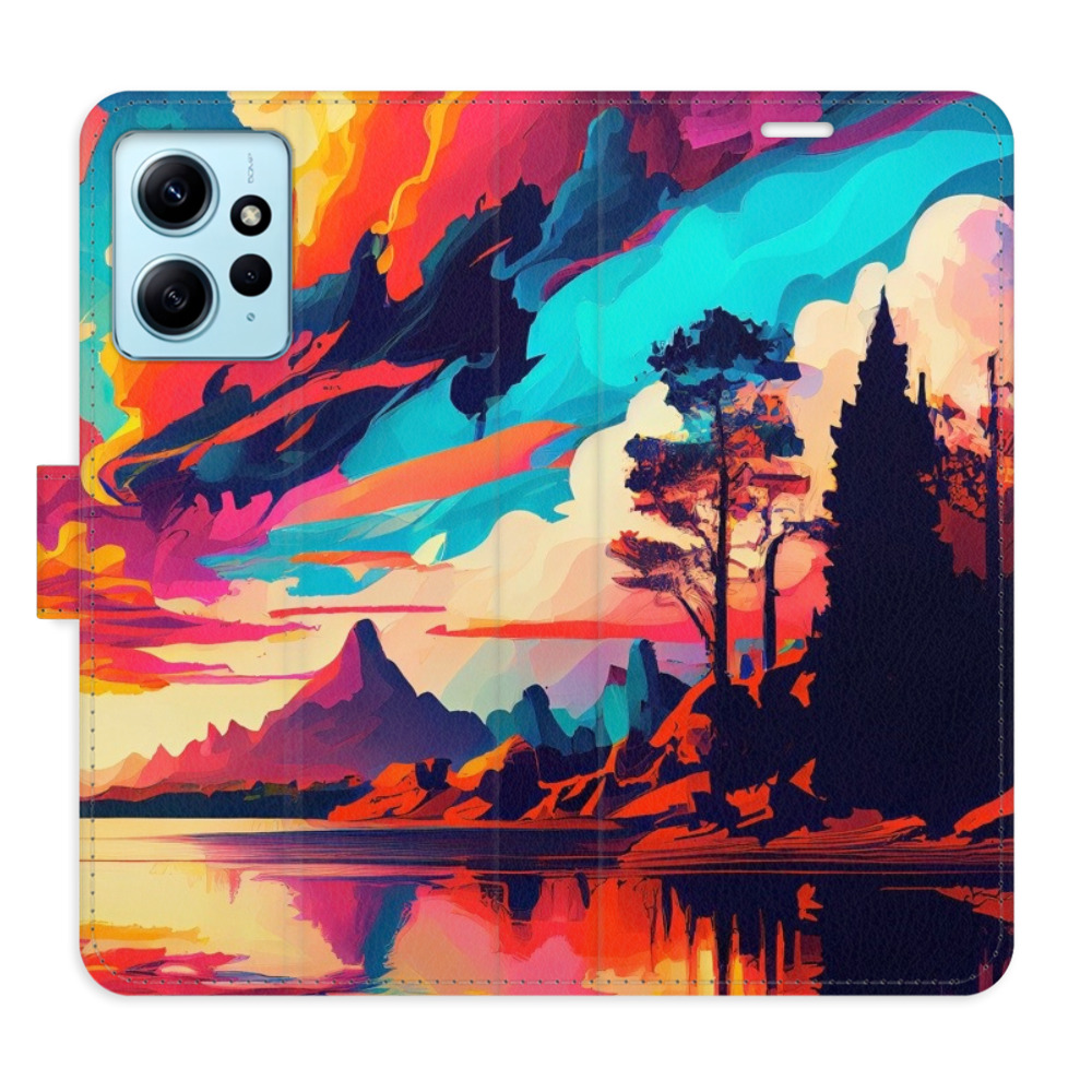 Flipové pouzdro iSaprio - Colorful Mountains 02 - Xiaomi Redmi Note 12 5G