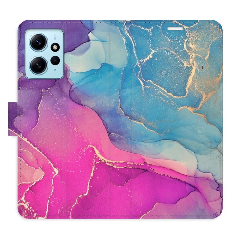 Flipové pouzdro iSaprio - Colour Marble 02 - Xiaomi Redmi Note 12 5G