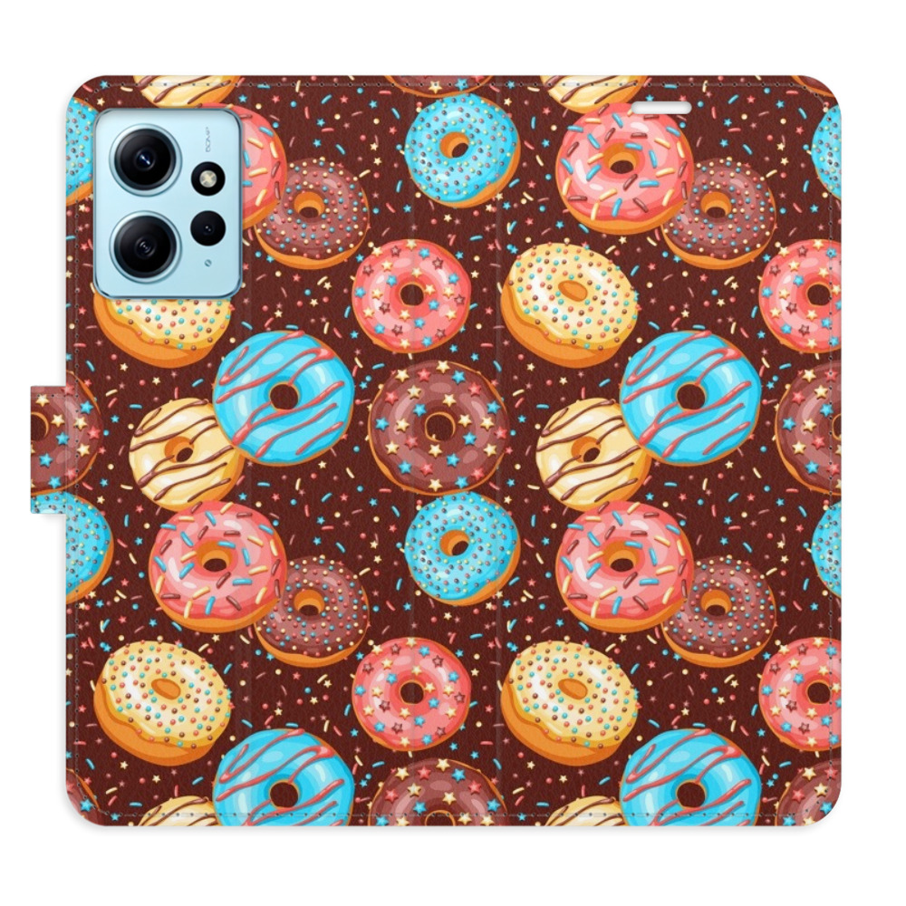 Flipové pouzdro iSaprio - Donuts Pattern - Xiaomi Redmi Note 12 5G