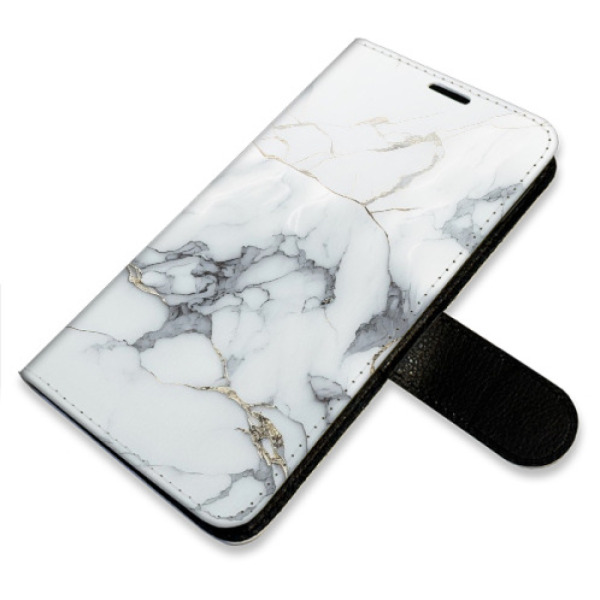Flip pouzdro iSaprio - Xiaomi Redmi Note 12 5G / Poco X5 5G - SilverMarble 15 - kapsičky na karty