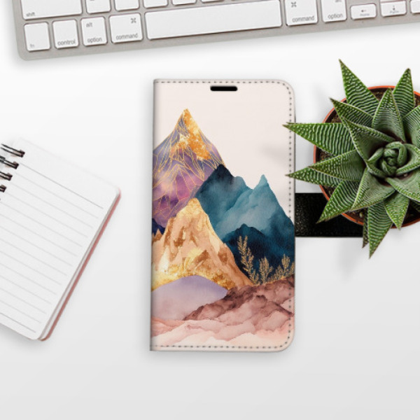 Flip pouzdro iSaprio - Xiaomi Redmi Note 10 Pro - Beautiful Mountains - kapsičky na karty