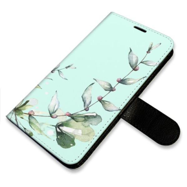 Flip pouzdro iSaprio - Xiaomi Redmi Note 10 Pro - Blue Flowers - kapsičky na karty
