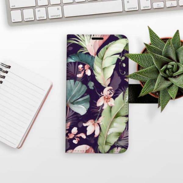 Flip pouzdro iSaprio - Xiaomi Redmi Note 10 Pro - Flower Pattern 08 - kapsičky na karty