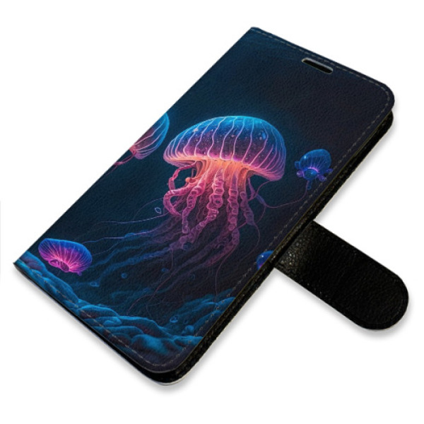 Flip pouzdro iSaprio - Xiaomi Redmi Note 10 Pro - Jellyfish - kapsičky na karty