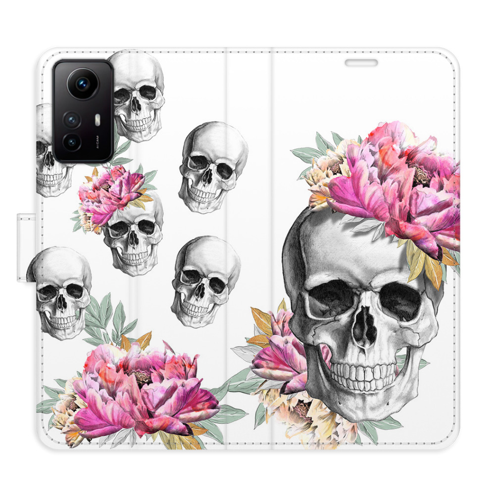 Flipové pouzdro iSaprio - Crazy Skull - Xiaomi Redmi Note 12S
