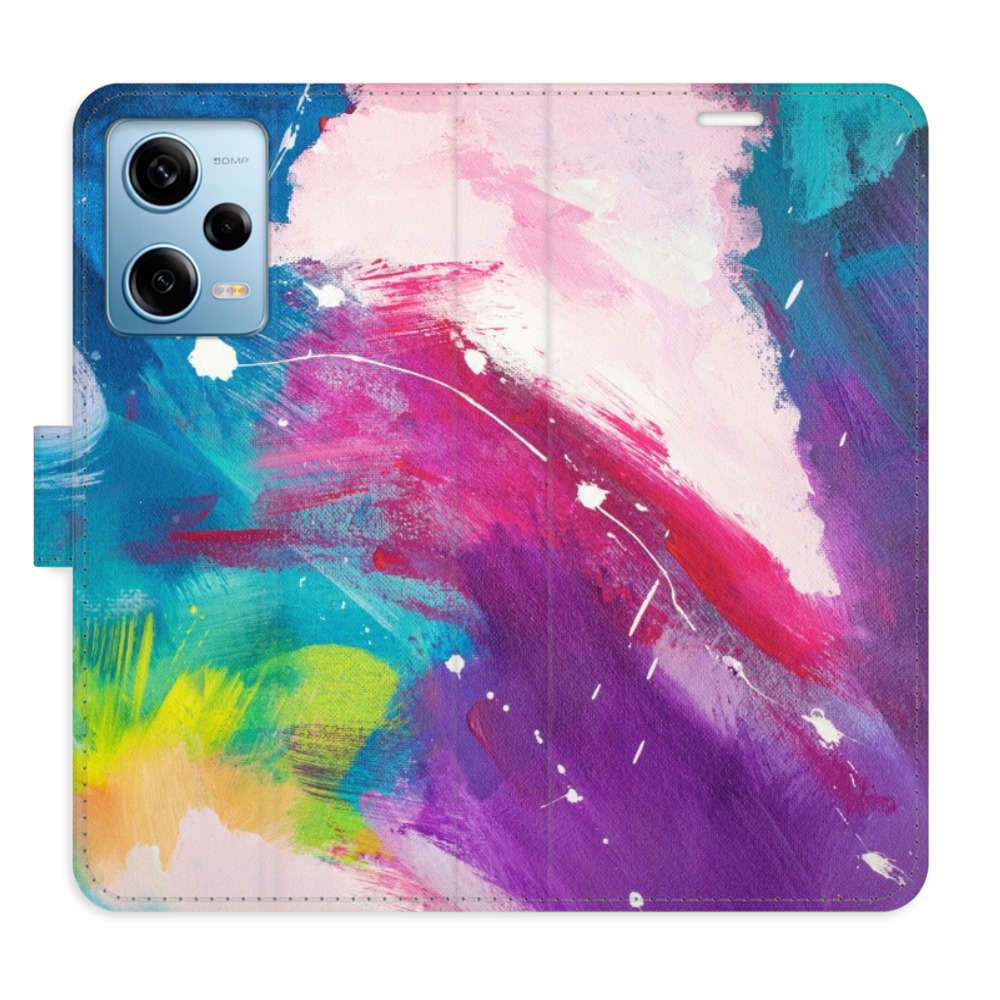 Levně Flipové pouzdro iSaprio - Abstract Paint 05 - Xiaomi Redmi Note 12 Pro 5G / Poco X5 Pro 5G