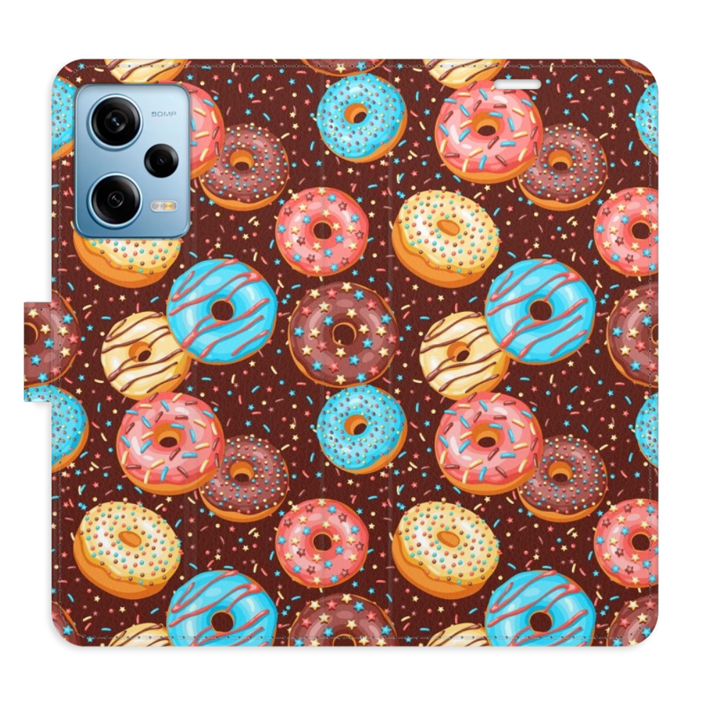 Flipové pouzdro iSaprio - Donuts Pattern - Xiaomi Redmi Note 12 Pro 5G / Poco X5 Pro 5G