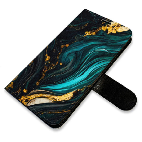 Flip pouzdro iSaprio - Xiaomi Redmi Note 12 Pro+ 5G - Dark Paint - kapsičky na karty