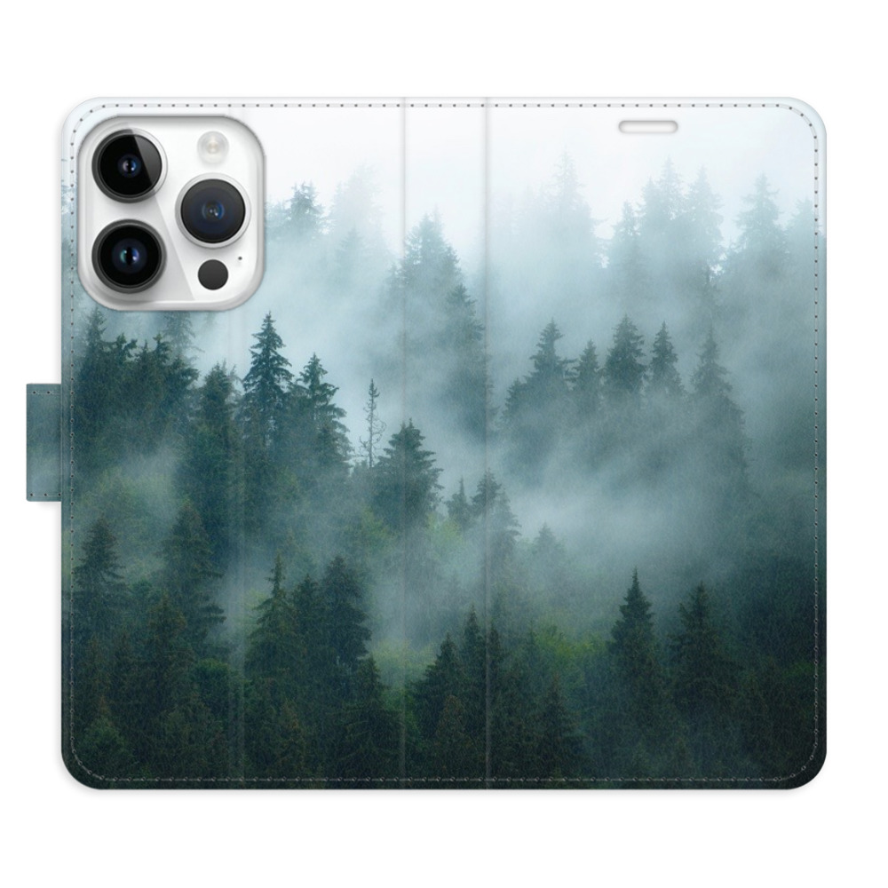 Flipové pouzdro iSaprio - Dark Forest - iPhone 15 Pro