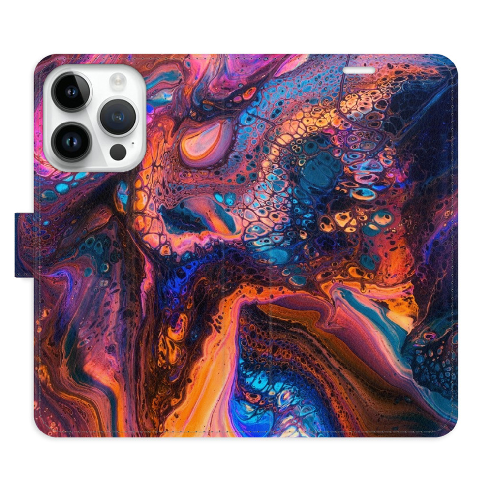 Flipové pouzdro iSaprio - Magical Paint - iPhone 15 Pro