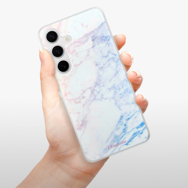 Silikonové pouzdro iSaprio - Samsung Galaxy S24 - Raibow Marble 10