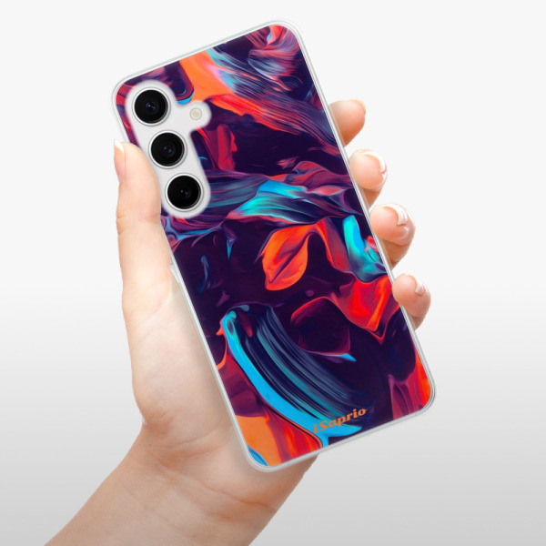 Silikonové pouzdro iSaprio - Samsung Galaxy S24 - Color Marble 19