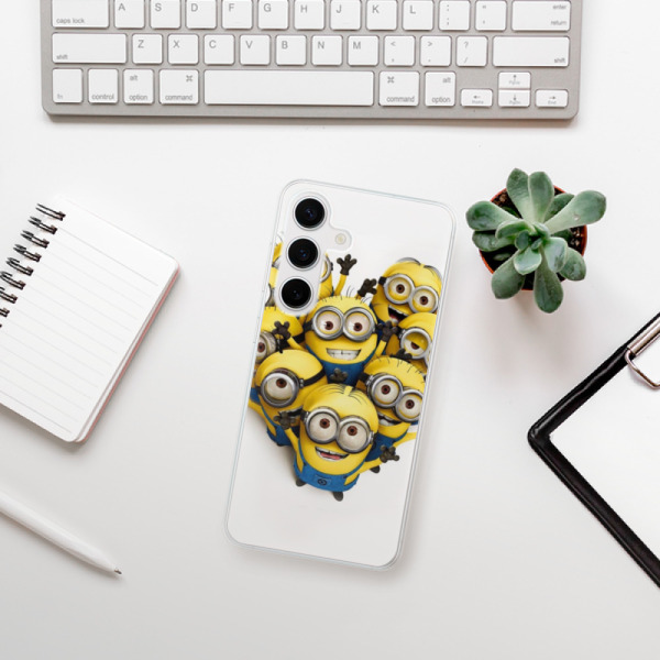 Silikonové pouzdro iSaprio - Samsung Galaxy S24 - Mimons 01