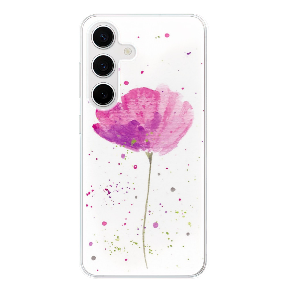 Silikonové odolné pouzdro iSaprio - Poppies - Samsung Galaxy S24 (Odolný silikonový kryt, obal, pouzdro iSaprio Poppies na mobilní telefon Samsung Galaxy S24)