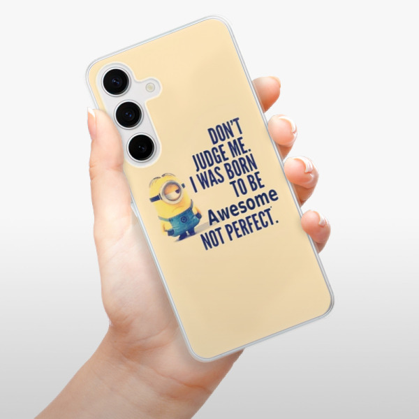 Silikonové pouzdro iSaprio - Samsung Galaxy S24 - Be Awesome