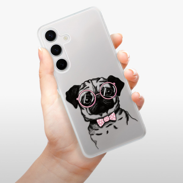 Silikonové pouzdro iSaprio - Samsung Galaxy S24 - The Pug