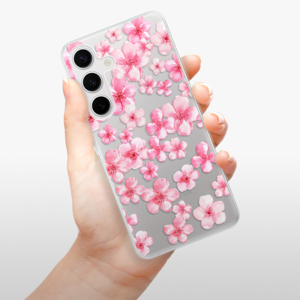 Silikonové pouzdro iSaprio - Samsung Galaxy S24 - Flower Pattern 05