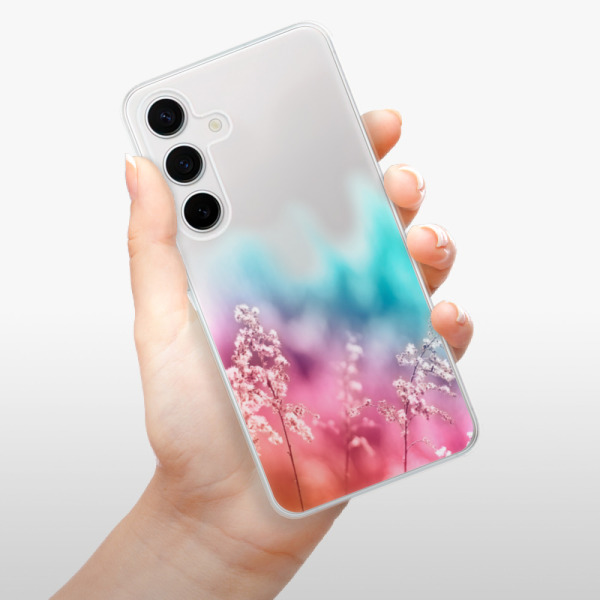 Silikonové pouzdro iSaprio - Samsung Galaxy S24 - Rainbow Grass