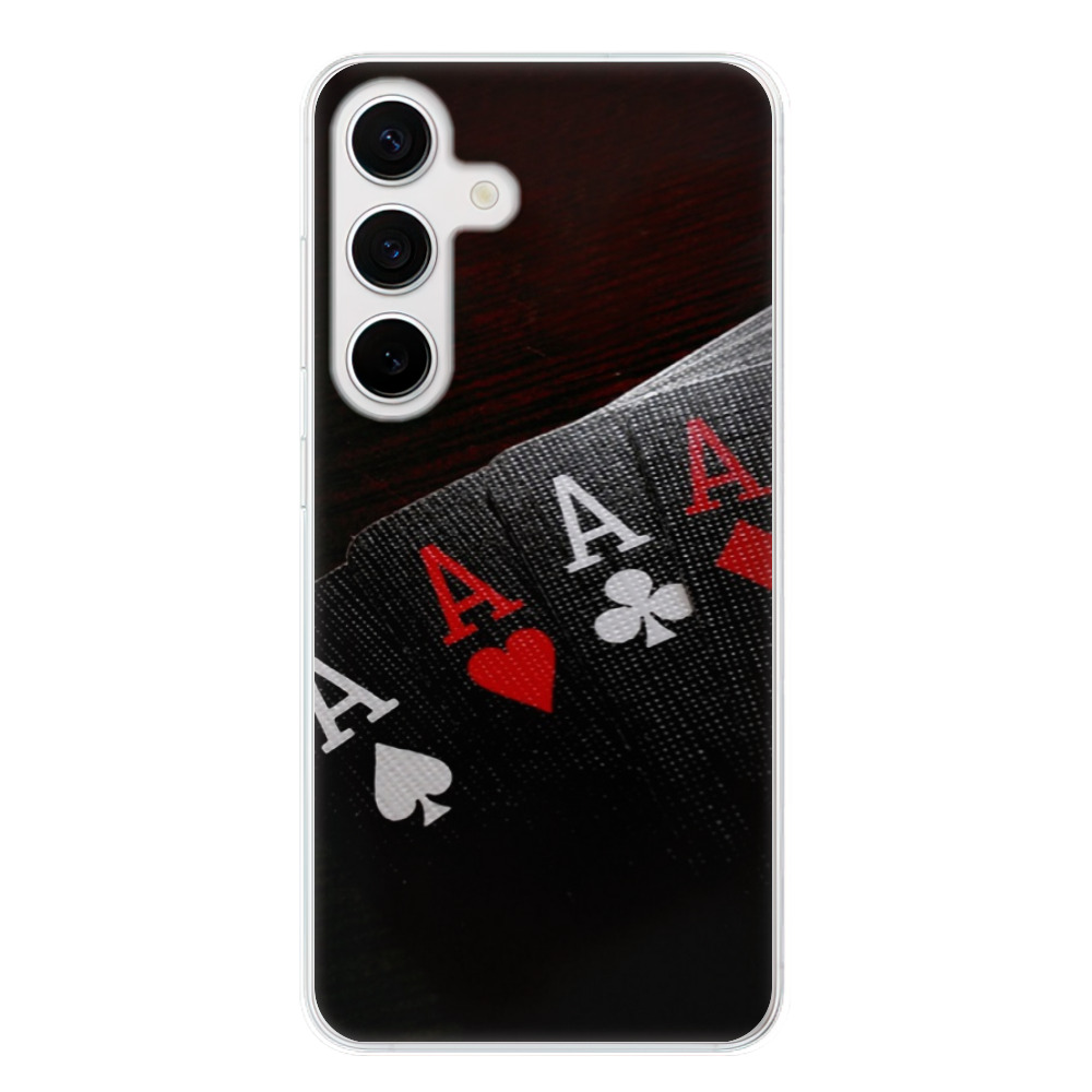 Silikonové odolné pouzdro iSaprio - Poker - Samsung Galaxy S24 (Odolný silikonový kryt, obal, pouzdro iSaprio Poker na mobilní telefon Samsung Galaxy S24)