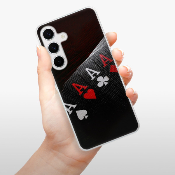 Silikonové pouzdro iSaprio - Samsung Galaxy S24 - Poker