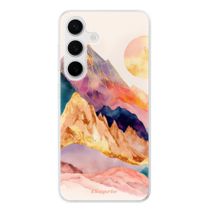 Silikonové pouzdro iSaprio - Samsung Galaxy S24 - Abstract Mountains