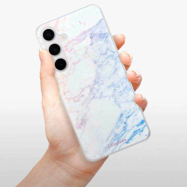 Silikonové pouzdro iSaprio - Samsung Galaxy S24 Plus - Raibow Marble 10